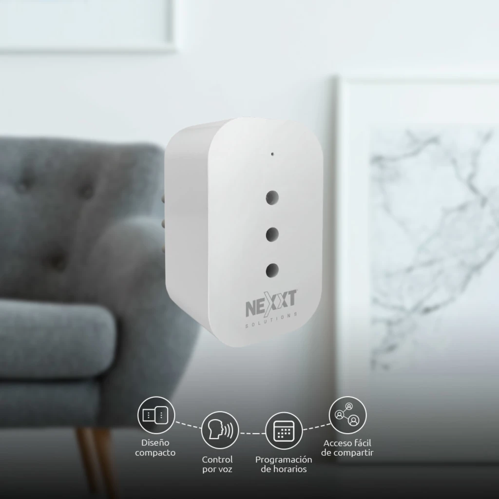 Imagen 4 de Enchufe inteligente Nexxt NHP-S720, Salida 1 Toma Smart Home
