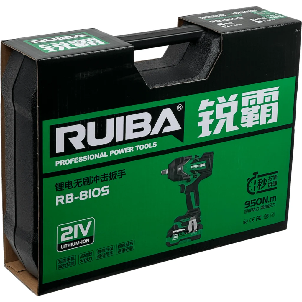 Imagen 3 de RUI Llave De Impacto Inlambrica 1/2-Pulg 12,7mm + 2 Bat-ion 21V 4Ah