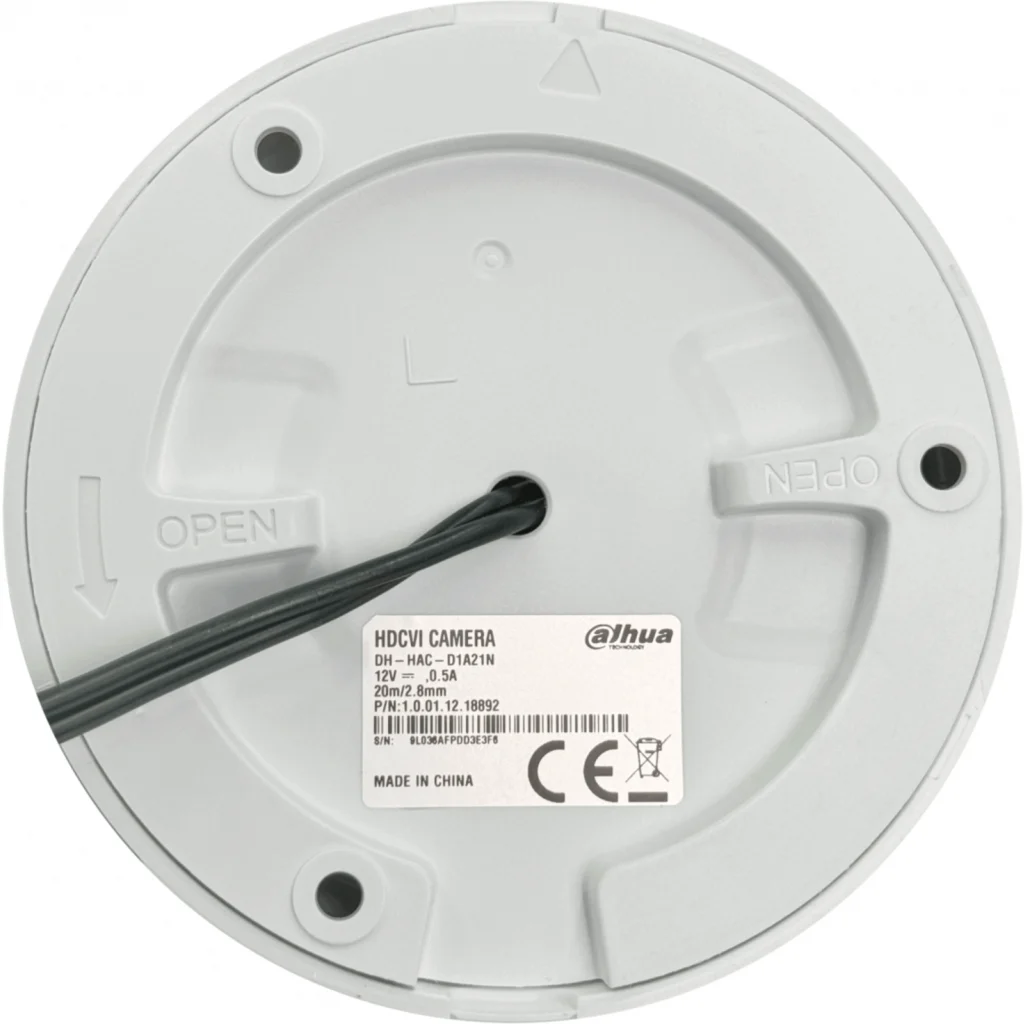 Imagen 3 de DAHUA 2,8mm IR20m Camara Domo Analoga 2MP 1080p HAC-D1A21