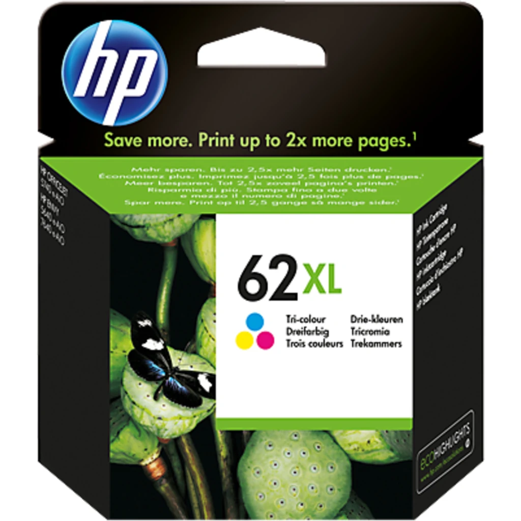 Imagen 3 de Cartridge HP 62XL Tricolor Comp Envy 8040/8000/7640/5740/5660/5640, 415 Páginas