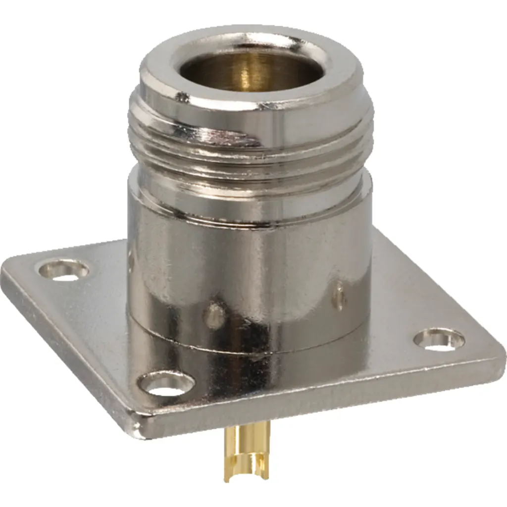 Conector N-Hembra Soldable Panel Chasis