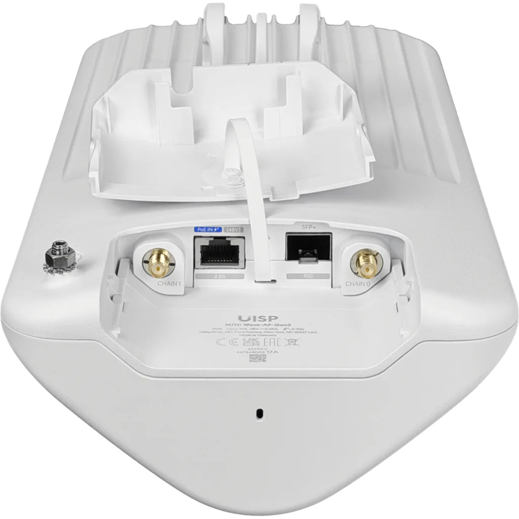 Imagen 1 de UI PtmP 90o 1-SFP+ 1-2500 GPS 20/13,5dBi 60/5GHz GPS 2,7gbps-duplex