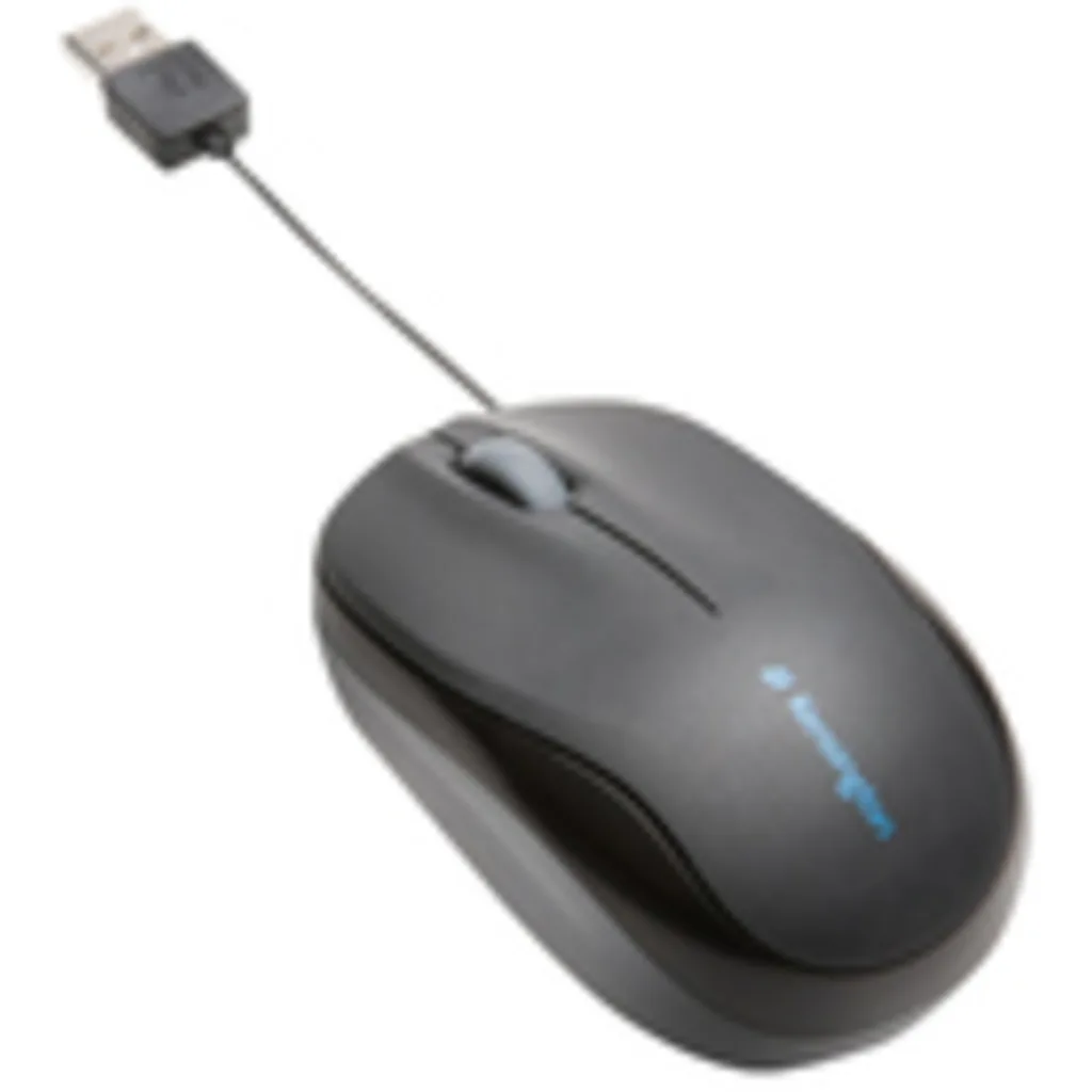 Imagen 2 de Mouse Alámbrico Kensington Pro Fit Cable Retractil Óptico 2 botones USB Negro (Reacondicionado)