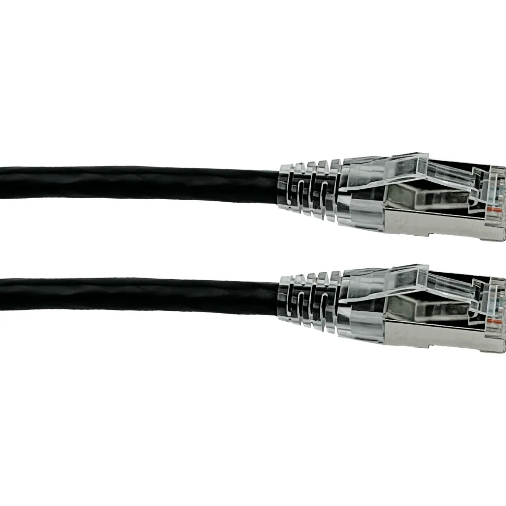 Imagen 1 de LINKMADE Ext 2mt Cat6 SF/UTP Negro Cable Exterior Multifilar