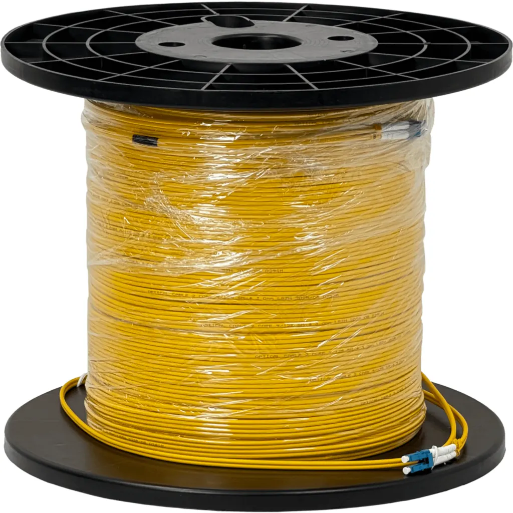 Imagen 2 de 300mt LC-LC MonoModo SM Duplex Jumper Fibra 3.0mm 9/125um
