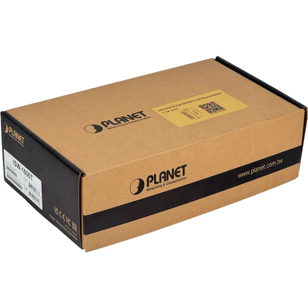 Imagen 1 de Switch Industrial Planet ISW-1600T, 16-Port 10/100TX Ethernet (-40~75 C)