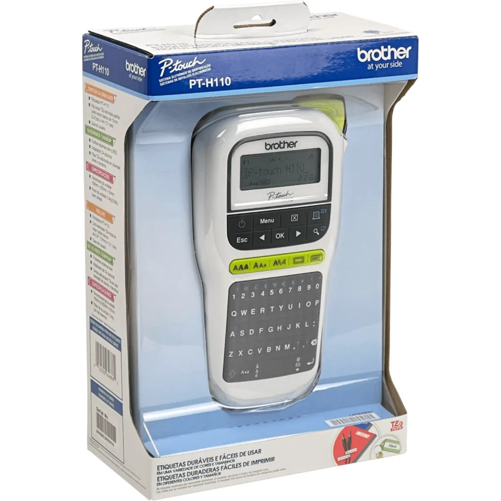 Imagen 5 de BROTHER QWERTY 1-Mano Rotuladora Etiquetadora TZe/3,5-12mm req/6-AAA