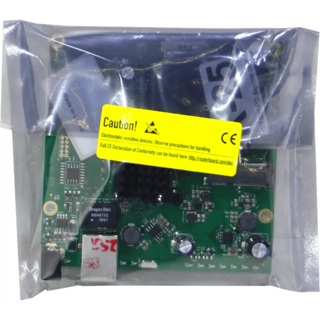 Imagen 2 de MIKROTIK 1-MiniPCIe 1-1000 SIMCard 2x800MHz 256mb L4 105x110mm 10-30V