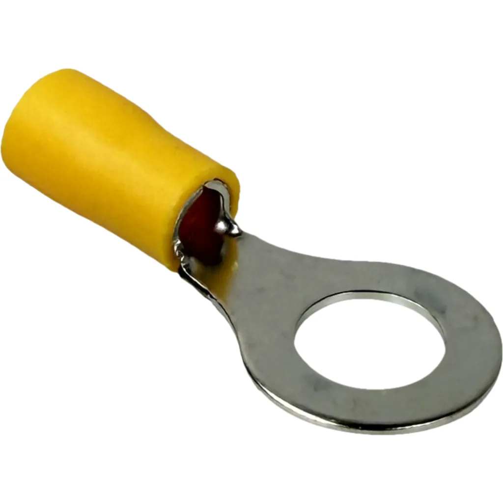 Imagen 1 de RV5.5-8 Ojo-8,4mm 4-6mm2-Cable 50-unids. Conector Amarillo Aislado PVC