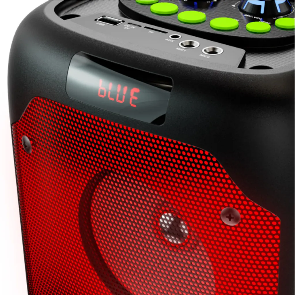 Imagen 1 de Parlante Portátil Inalámbrico Klip Xtreme KLS-100 TWS 2x4" Bluetooth USB mSD Neg