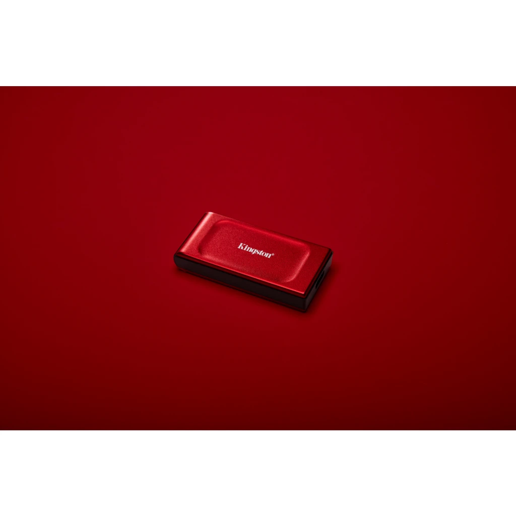 Imagen 6 de Unidad SSD Externo Kingston XS1000R 2TB USB 3.2 gen2 Rojo Lec1000MBs Esc1000MBs