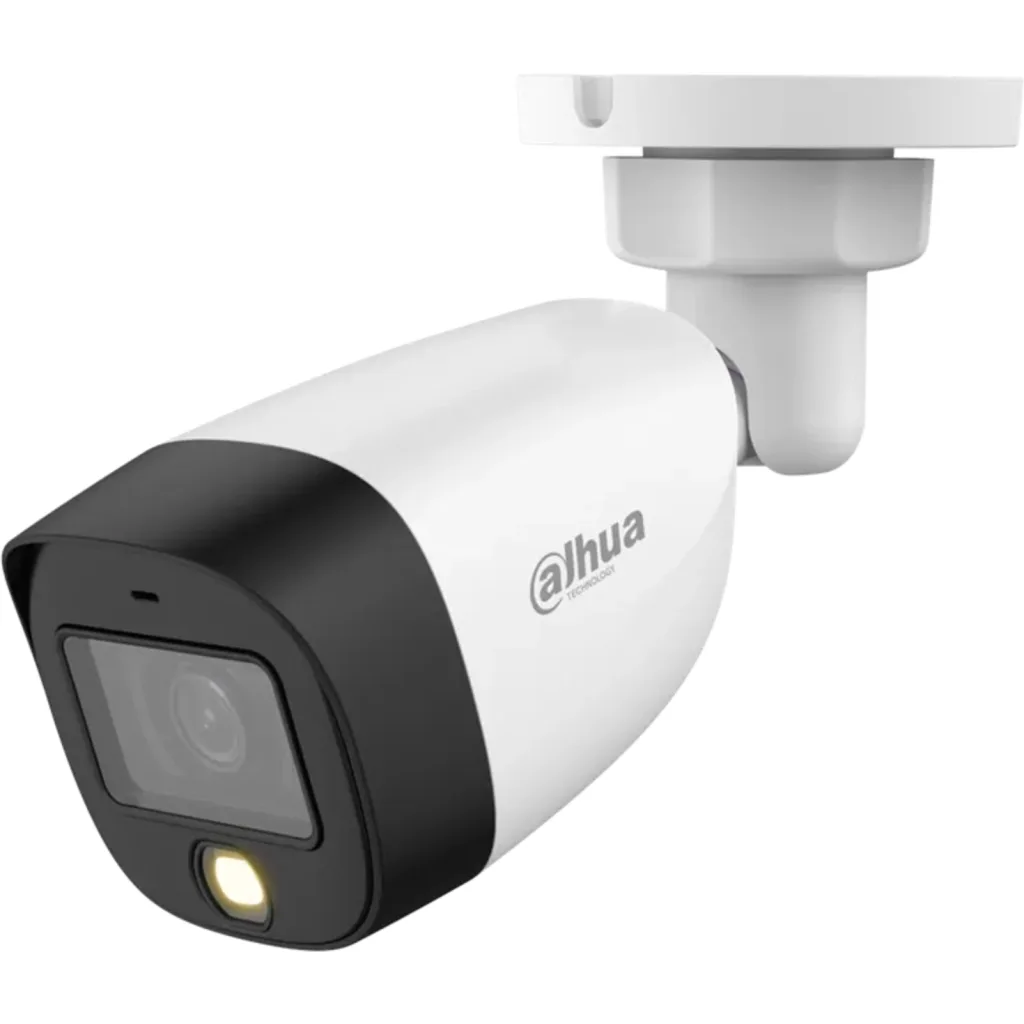 DH-HAC-HFW1239CN-A-LED-0280B-S3. camara Dahua bullet HDCVI 2MP Full Color lente fijo de 2.8mm iluminador de hasta 20m