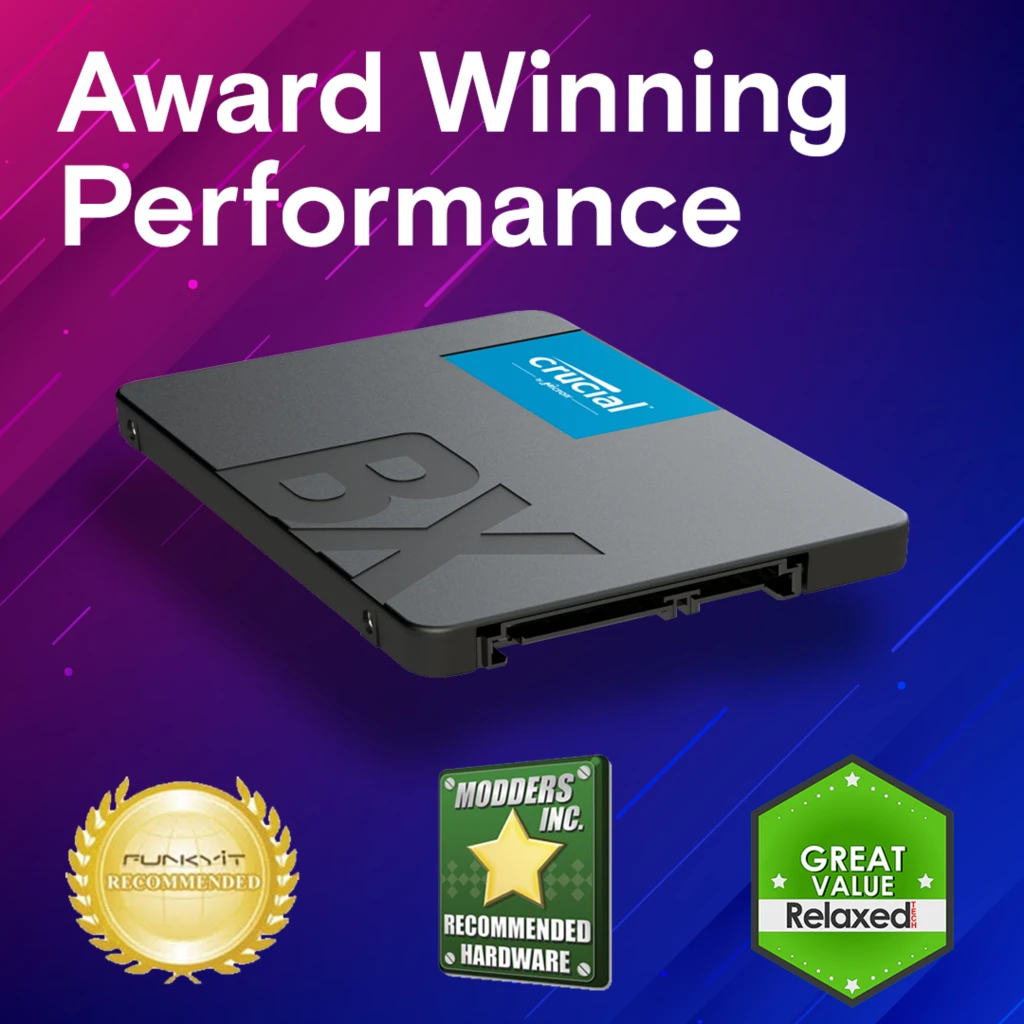 Imagen 1 de Unidad SSD Crucial BX500 4TB 2.5" 7mm SATA3 6Gb/s NAND Lec540MB/s Esc500MB/s