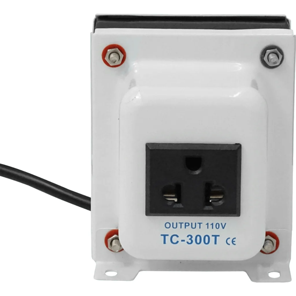 Imagen 2 de MACROTEL 300W Transformador c/tierra 110V-220VAC Fusible-5A Trafo