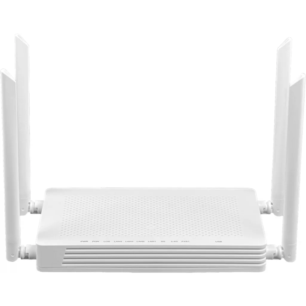 Imagen 3 de ONU WiFi6 requi-12VDC XPON 4-1000 1-RJ11-FXS SC/UPC AX1800 4-ant-fijas