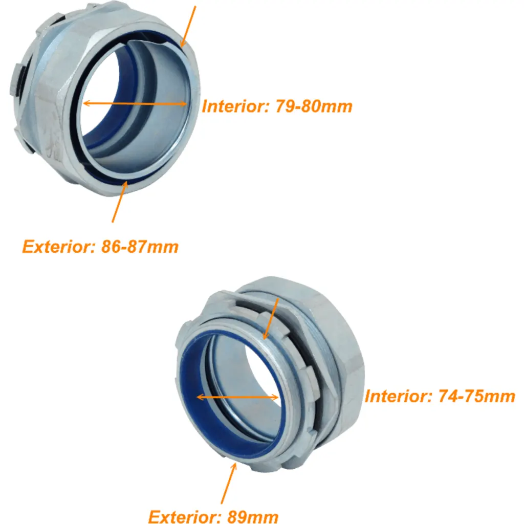 Imagen 2 de Metalico 90mm Prensa Estopa para Flexible Aislacion IP65