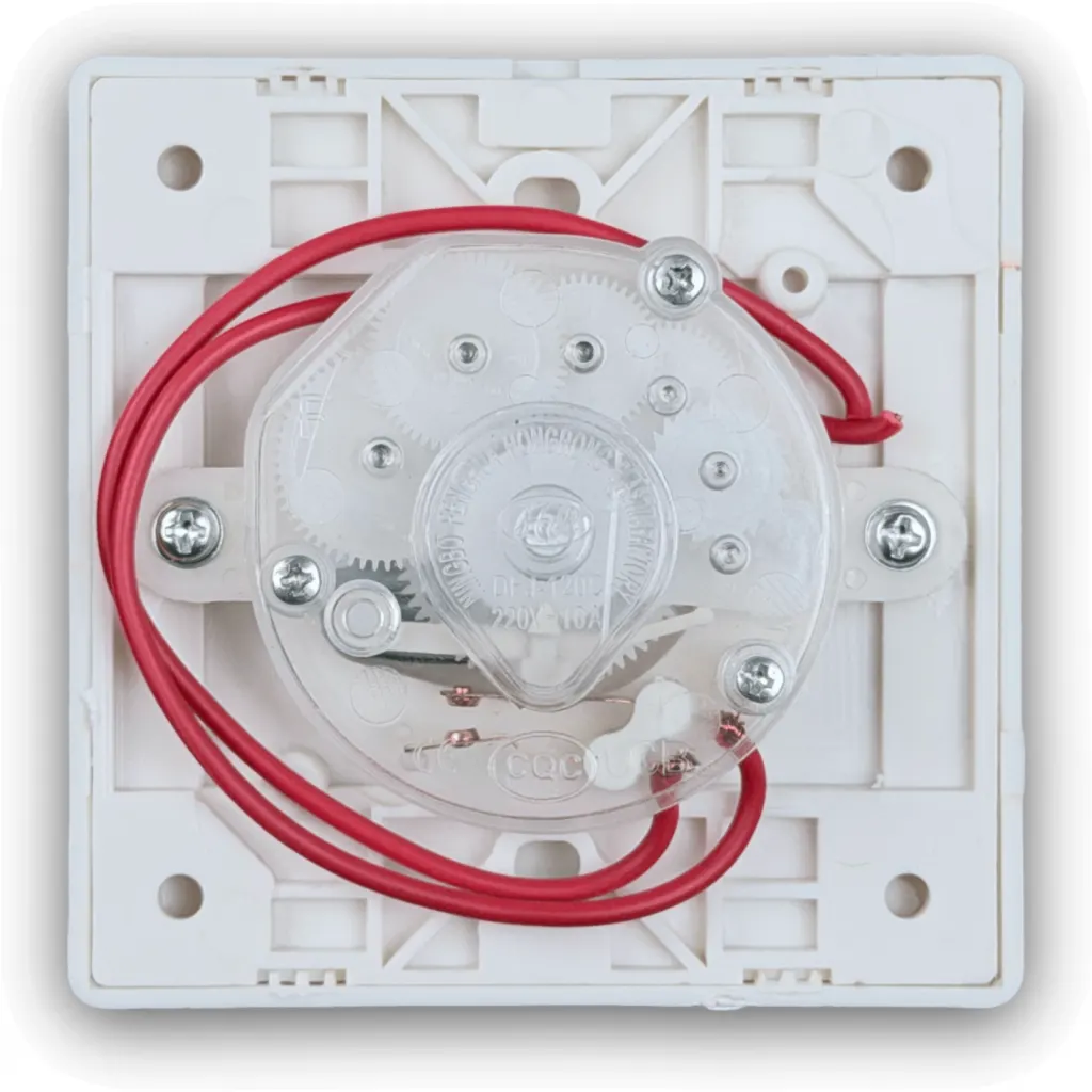 Imagen 1 de Temporizador 120mins 86x86mm Mecanico 220VAC 10A 2000W