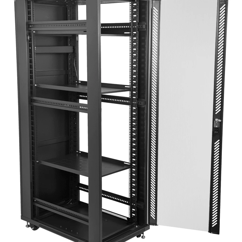 Imagen 5 de LINKMADE Desarmado 42U 1000mm Rack 100cm-Fondo c/PDU-VENT-Bandejas Pu