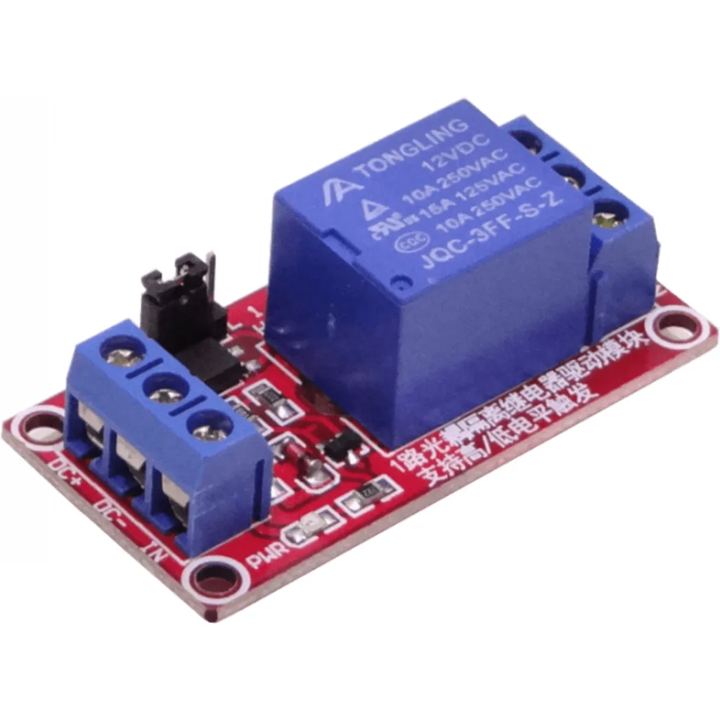 Modulo Rele 12V 6-pin NC/NA Relay Opto-aislado 26x51mm JQC-3FF-S-Z