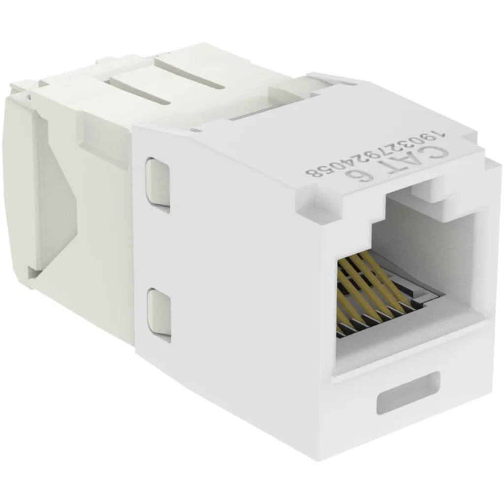 Imagen 1 de Conector RJ-45 Hembra CAT6 Color Blanco - Panduit 