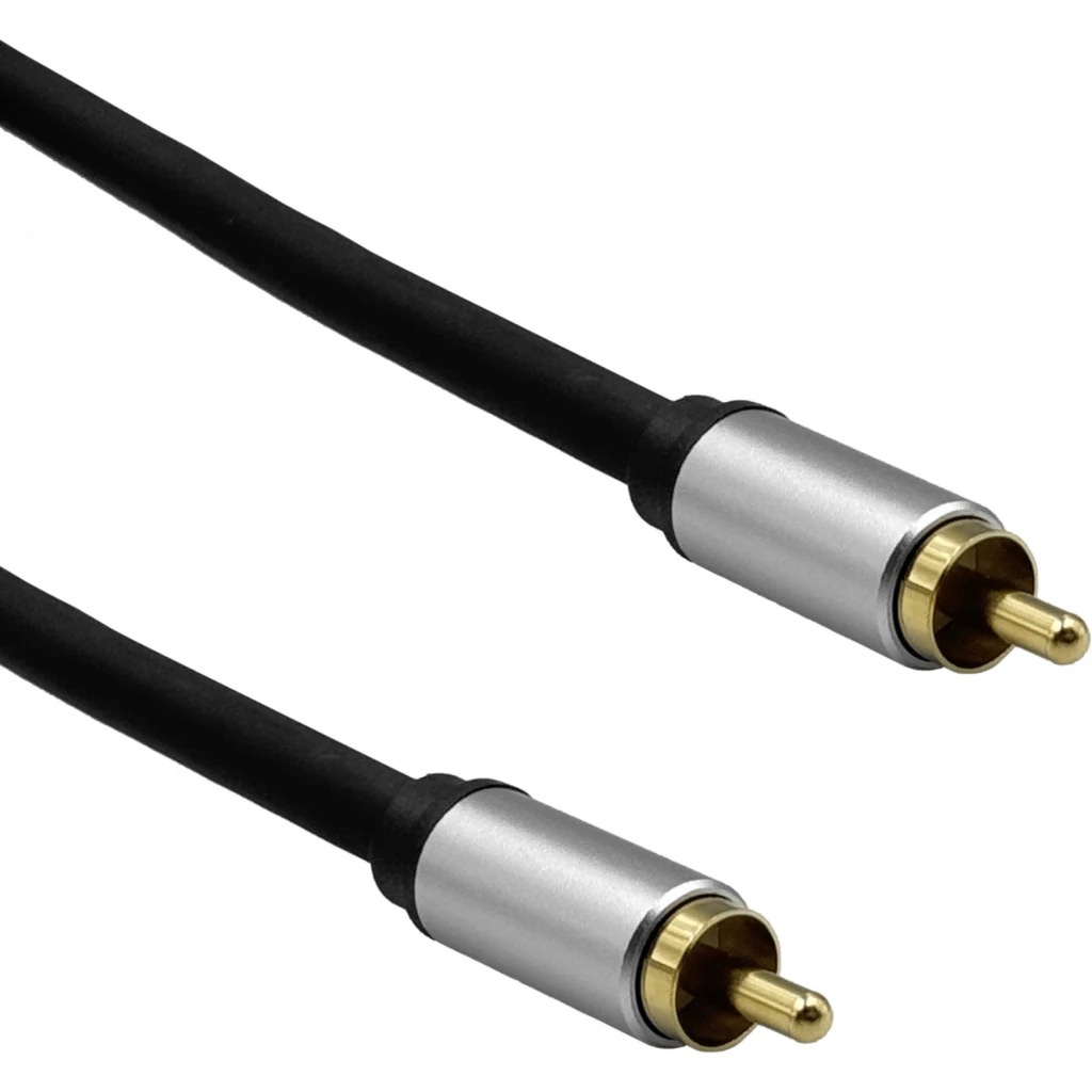 Imagen 1 de 1-RCA-M 1-RCA-M 1x1 Audio-Video Cable 100cm 1mt