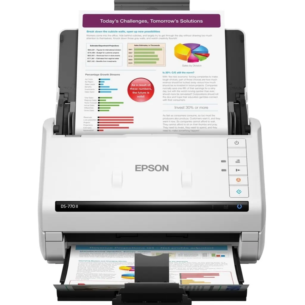 Imagen 1 de Escáner de Escritorio Epson DS-770 II Color Dúplex 600dpi 45ppm Interfaz USB 3.0
