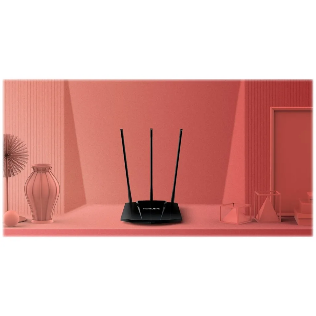 Imagen 1 de Router Mercusys MW330HP Inalámbrico Alta Potenc. 300Mbps Cont.Parental 3 Antenas