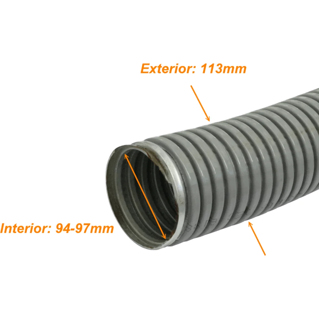 110mm Rollo-10mts Conduit Flexible Metalico Cubierto-PVC PCFC