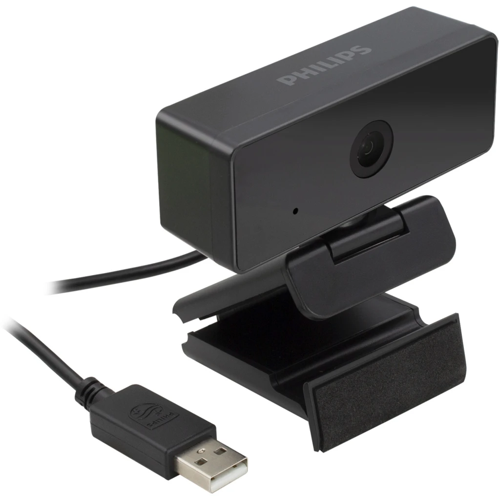 Imagen 2 de Cámara Web Philips SPL6406BM FHD 1080p 30fps c/Mic Clip USB Negro p/Win Mac iOS