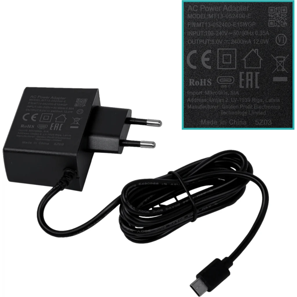 Imagen 6 de MIKROTIK WiFi7 1-2.5G 3-1000 2-950MHz 2,4/5GHz Router AP USB-C inc-5V