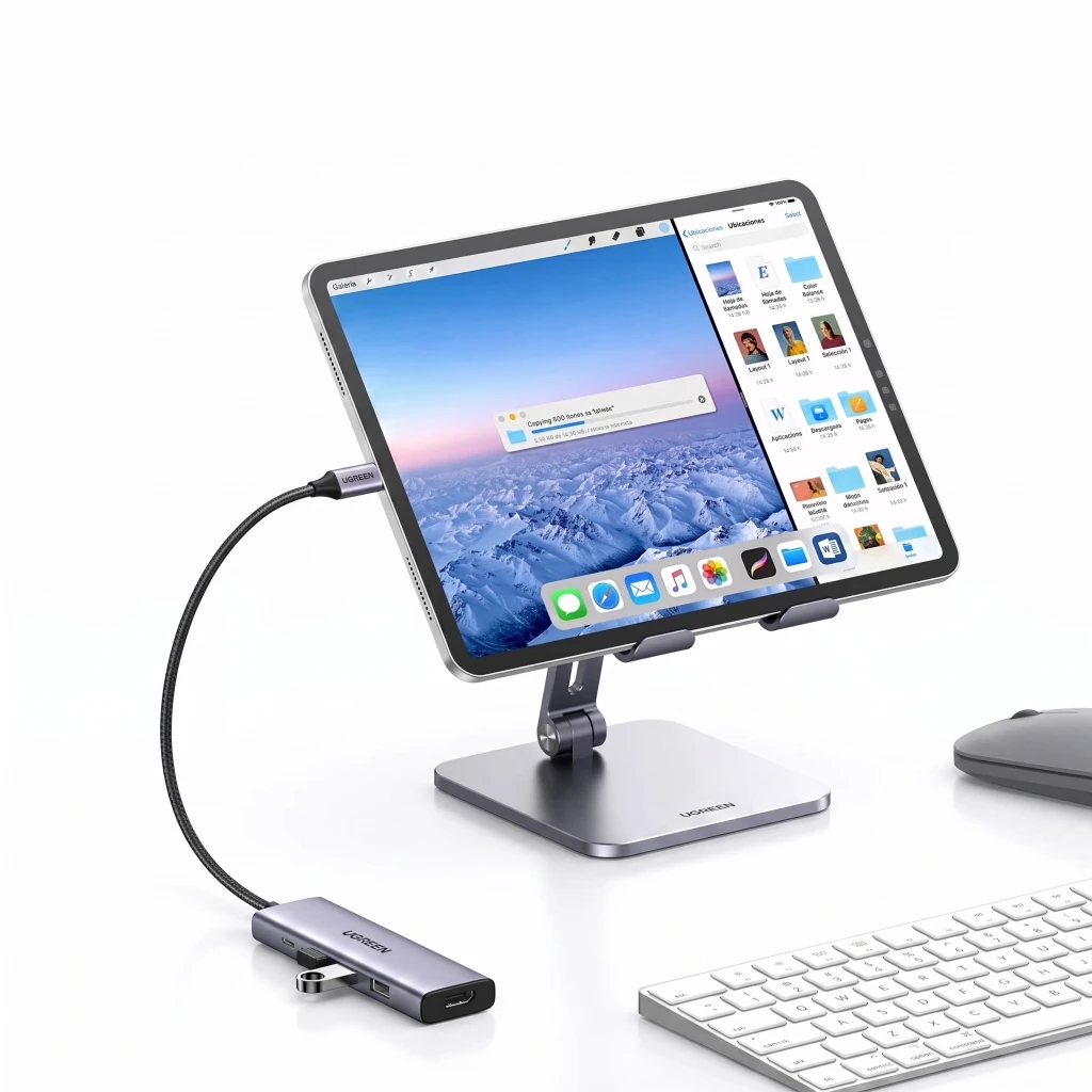 Imagen 3 de HUB Ugreen CM511 USB-C Multipuertos 4k 60Hz HDMI USB-A*3 PD 100W Aluminio