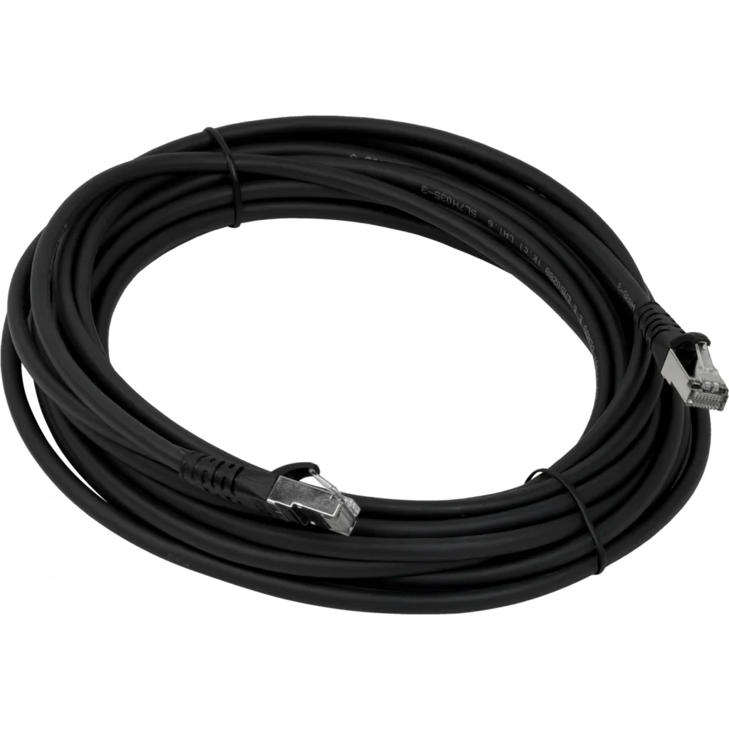 Imagen 1 de CABLE RED LINKMADE S/FTP CAT6 7mt NEGRO LSZH CABLE PATCH INYECTADO MULTIFILAR