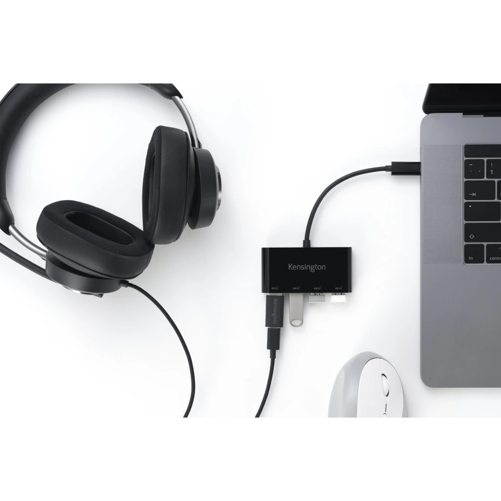 Imagen 1 de HUB Kensington CH1200, USB-C a 4 Puertos USB-A 