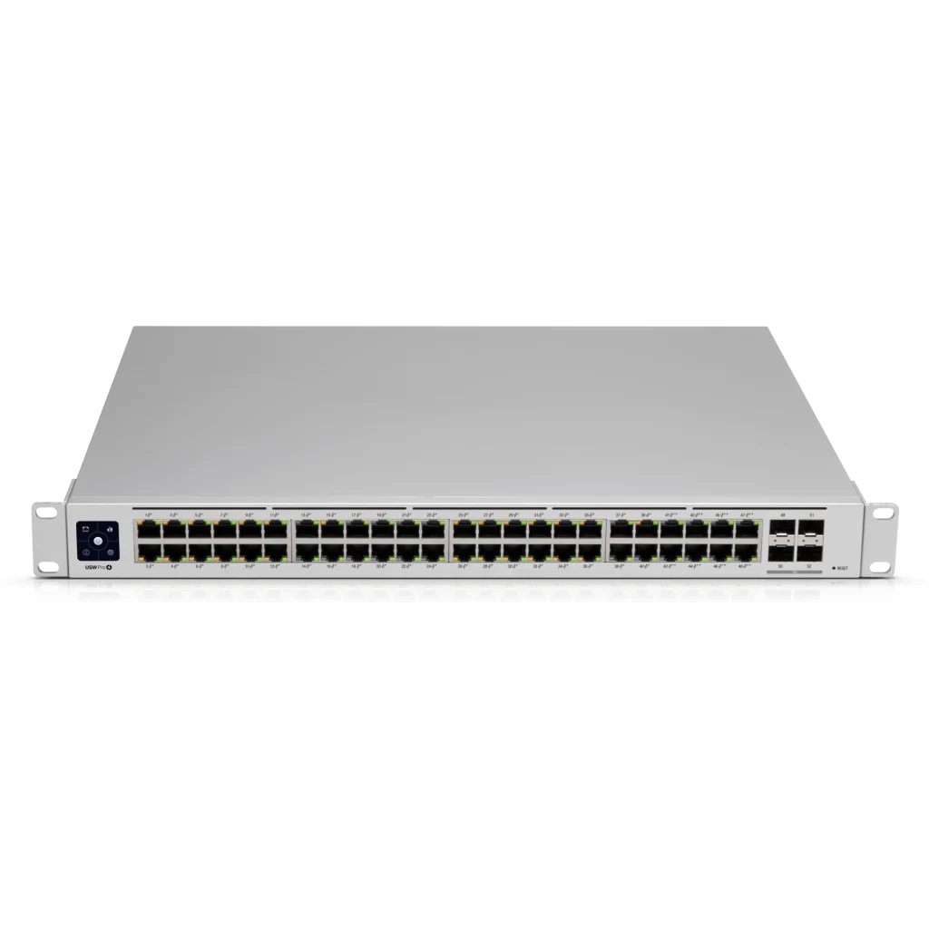 Imagen 4 de Switch Ubiquiti Layer 3 48*GE PoE(40*PoE+ y 8*PoE++) 600W 4*SFP Montaje en Rack