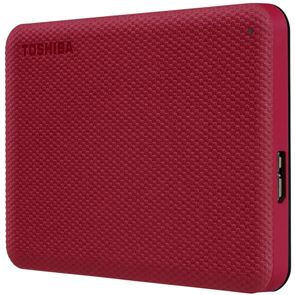 Imagen 2 de Disco Duro Externo Toshiba Canvio Advance 4TB 2.5" USB 3.0 5400rpm Color Rojo