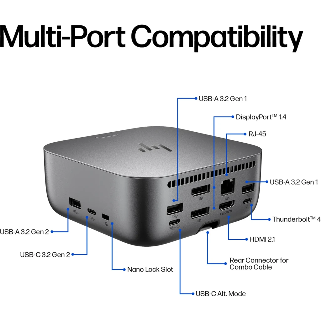 Imagen 5 de HP - Docking station adapter - Thunderbolt 4 280W Ultra G6