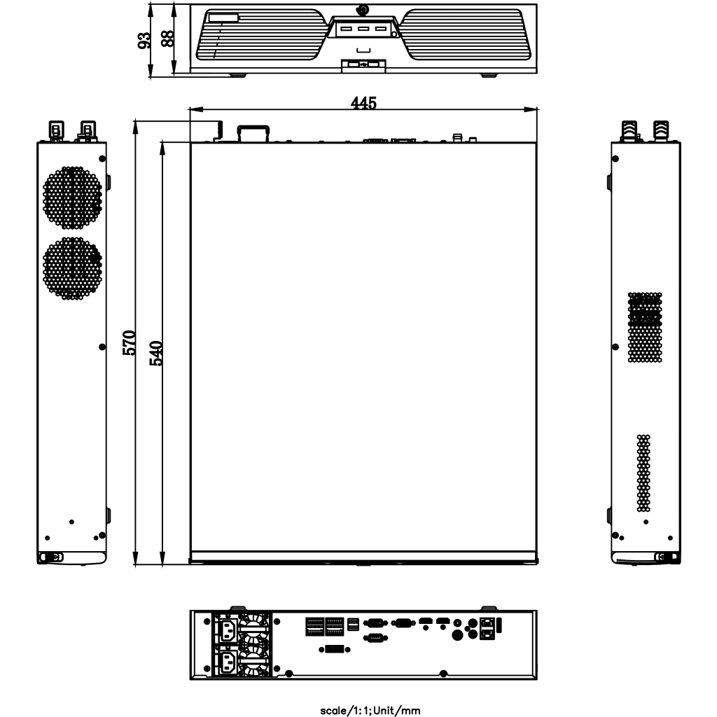 Imagen 1 de NVR Hikvision 32Ch 8HDD 8K Raid c/ Hot Swap AcuSense HDMI 4K