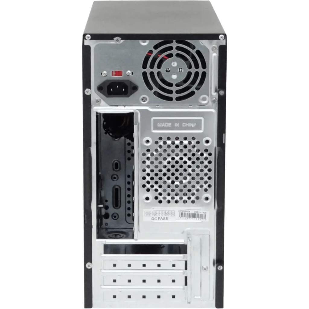 Imagen 5 de Gabinete XTech XTQ-100 Micro ATX Puerto USB 2.0 Audio/mic Fuente 600W Color Negr