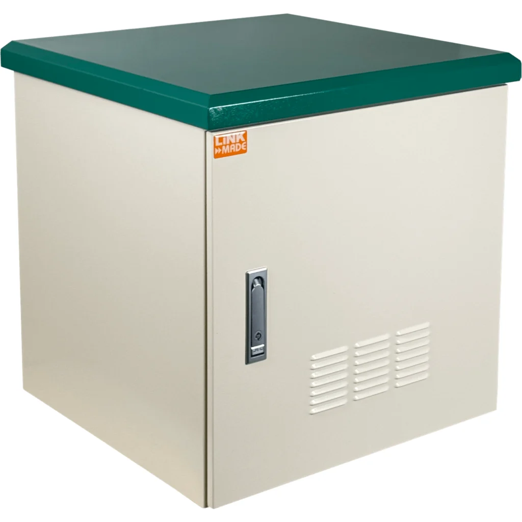 Imagen 1 de Rack LinkMade 10U 614*600 mm Rack Exterior Muro poste IP65 Bandeja 2 Vent PDU