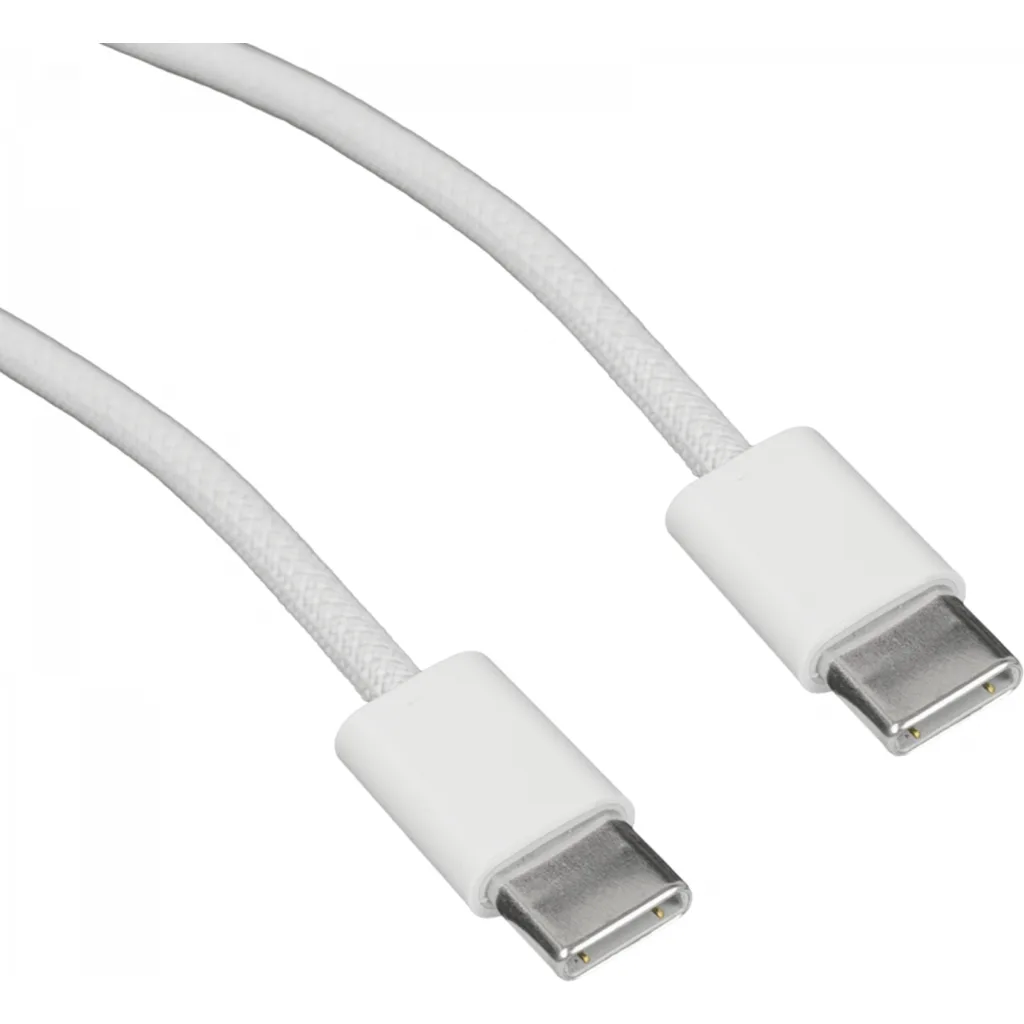 Imagen 2 de incluye-Clip 1mt USB-C-M USB-C-M 100cm Type-C 60W Cable USB Trenzado