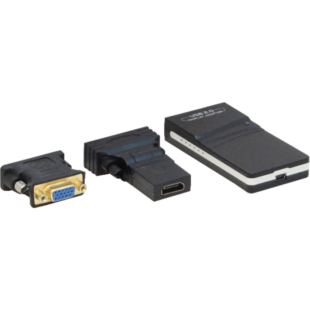 Imagen 1 de USB2.0-in DVI-out 2048x1152-32bit inc/DVI-HDMI inc/DVI-VGA