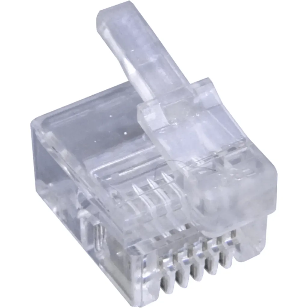 10-unidades RJ12 MMJ DEC 6P6C Macho Conector Crimpeable
