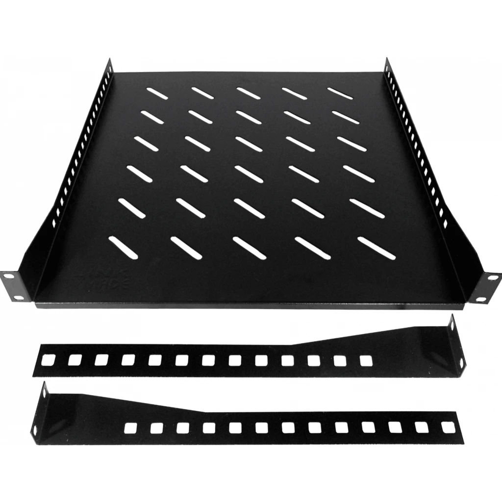 Imagen 2 de BANDEJA RACK LINKMADE 50CM 1U C/2 EXTENSIONES AJUSTABLE RB1-A5VL