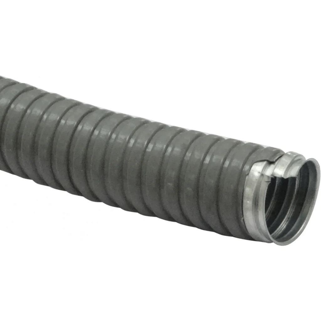 Imagen 2 de 40mm Rollo-30mts Conduit Flexible Metalico Cubierto-PVC 1-1/4Pulg PCFC