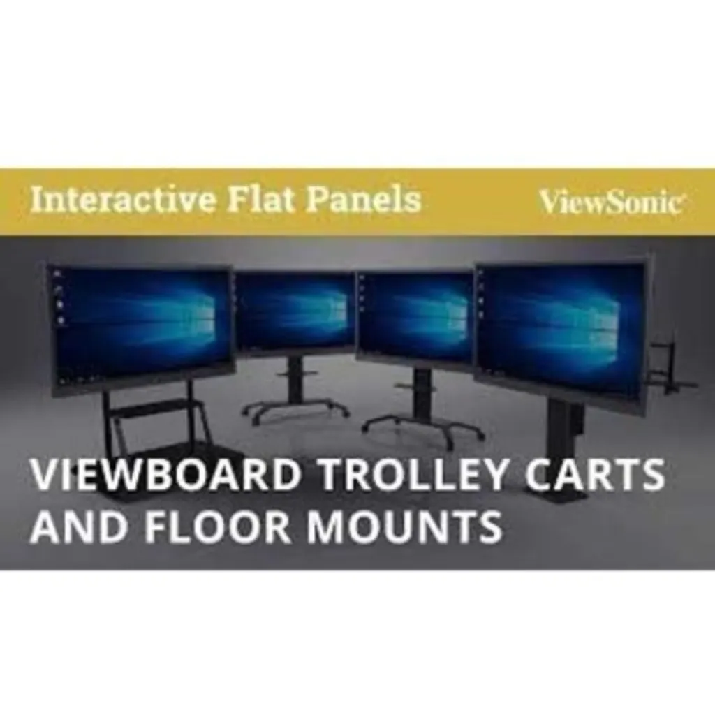 Imagen 5 de Soporte Móvil para Pantallas ViewSonic VB-STND-001 Tipo carro