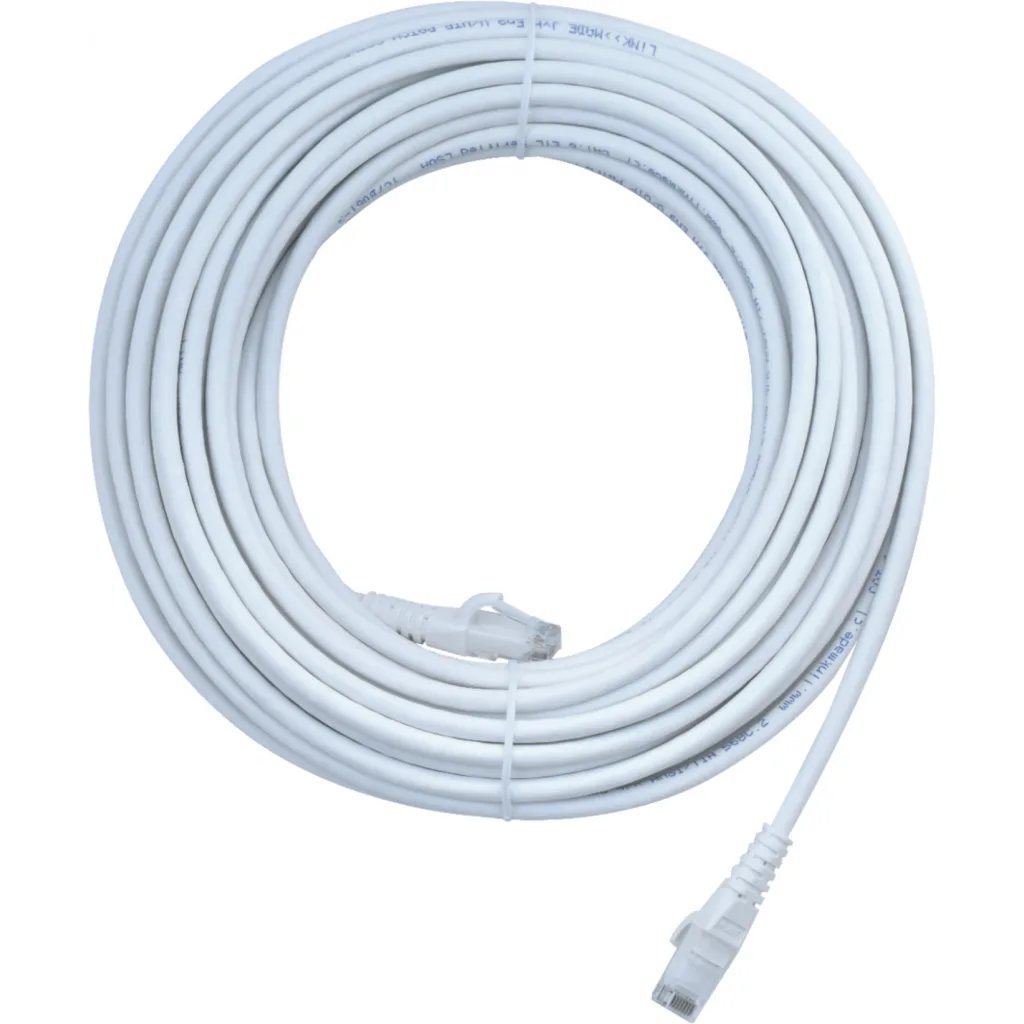 Cable de Red Linkmade Cat6 LSZH U/UTP Inyectado Multifilar 15mt BLANCO