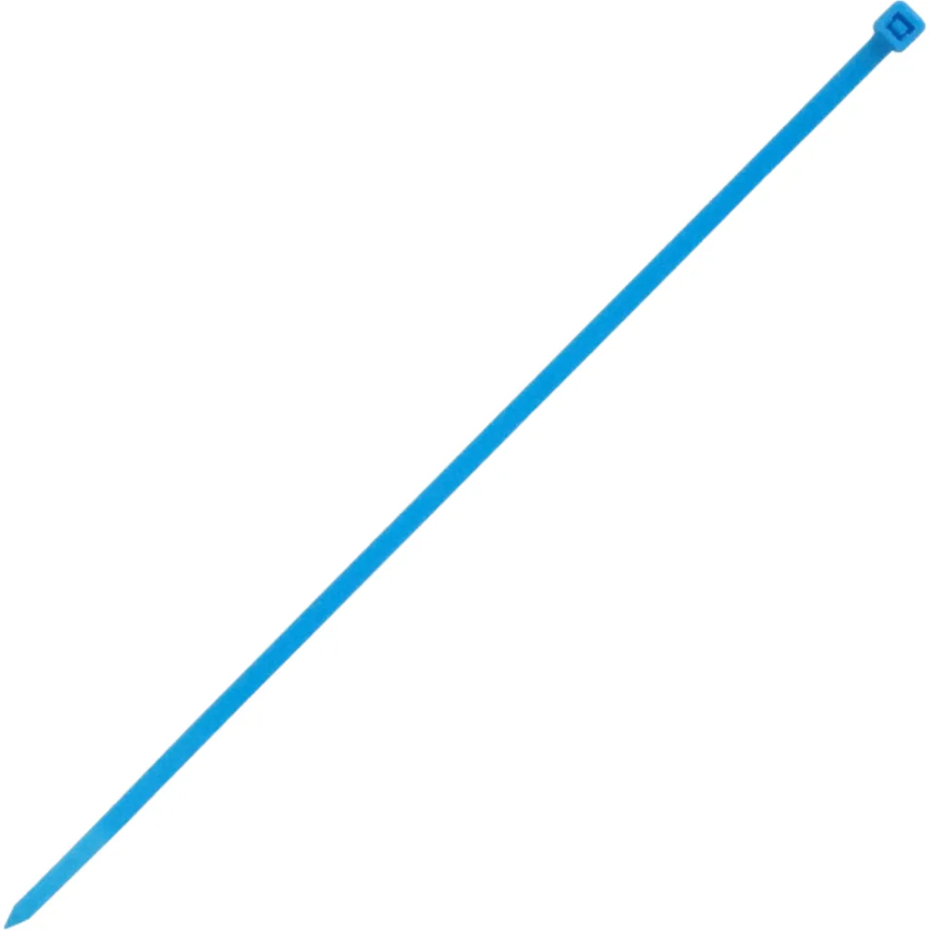 Imagen 1 de 50-un 200x3,5mm Azul Amarra Plastica Nylon 3.5x200mm