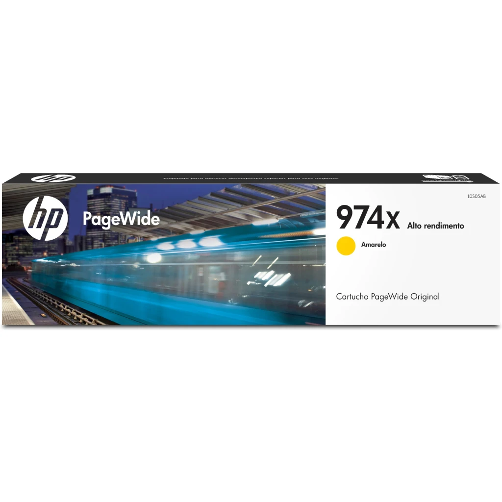Toner HP 974X Amarillo Alta capacidad  7.000 pag. PageWide Crtg
