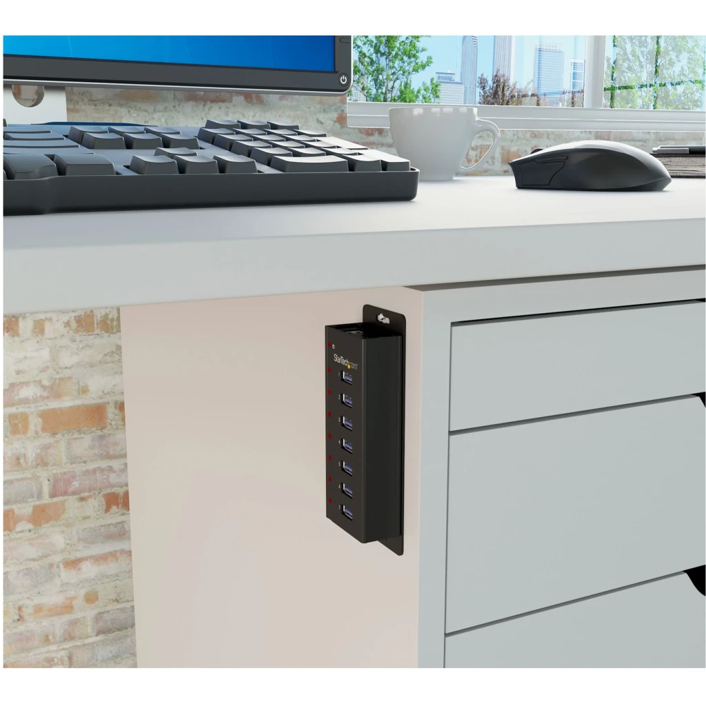 Imagen 3 de HUB StarTech, 7 Port USB 3.0 Hub - Desktop /Wall-Mount