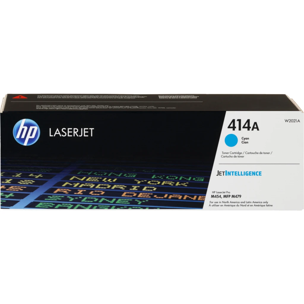 Toner HP 414A Cyan Impresoras Laser LaserJet Pro M454dn M479dw 2100 Páginas apr